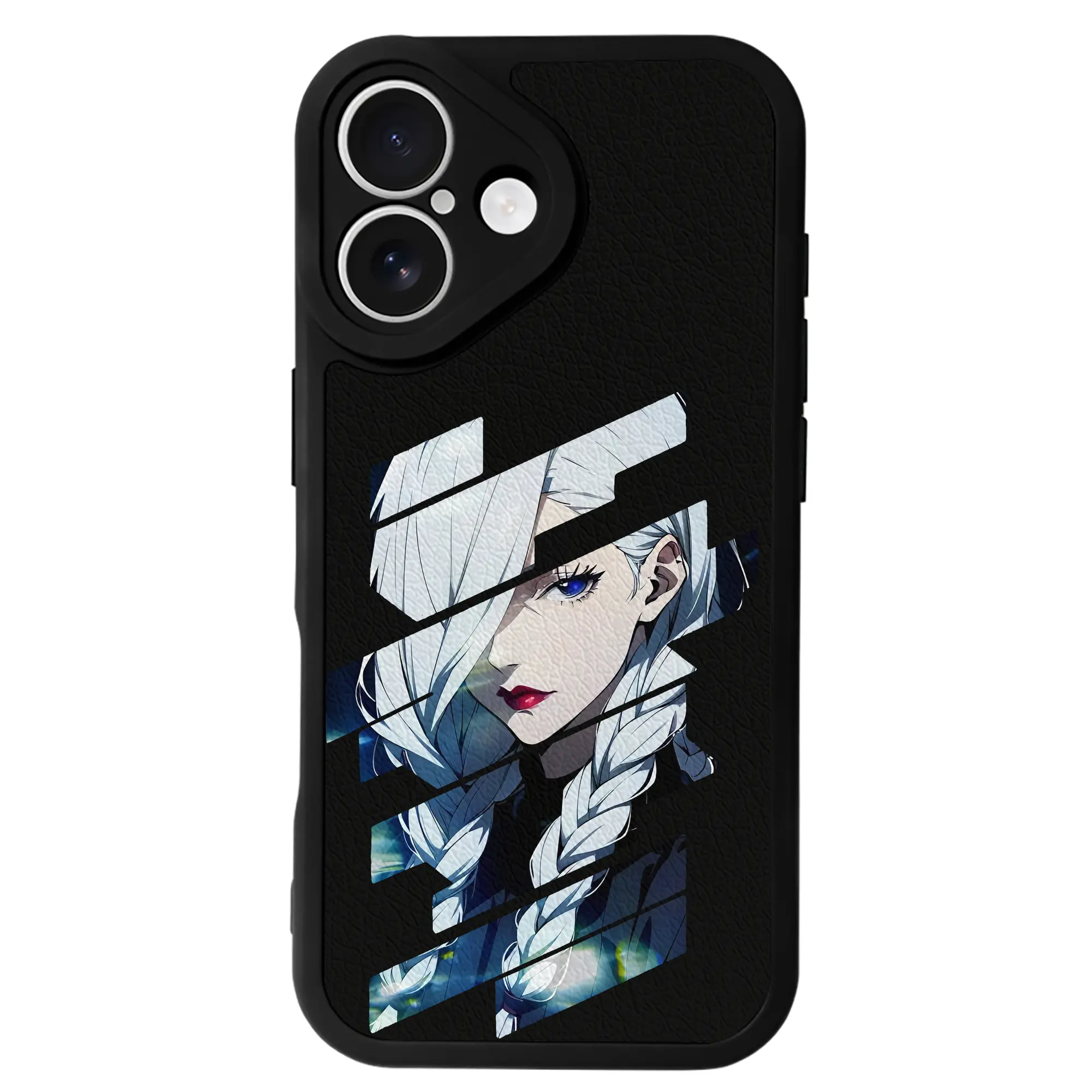 呪術廻戦 グッズ,冥冥 - IPhone 16シリーズ対応 ・ シリコンスマホケース ・ レザー調 ・ 高精度フィット ・ 耐衝撃 ・ ワイヤレス充電対応 ・ 精密カット